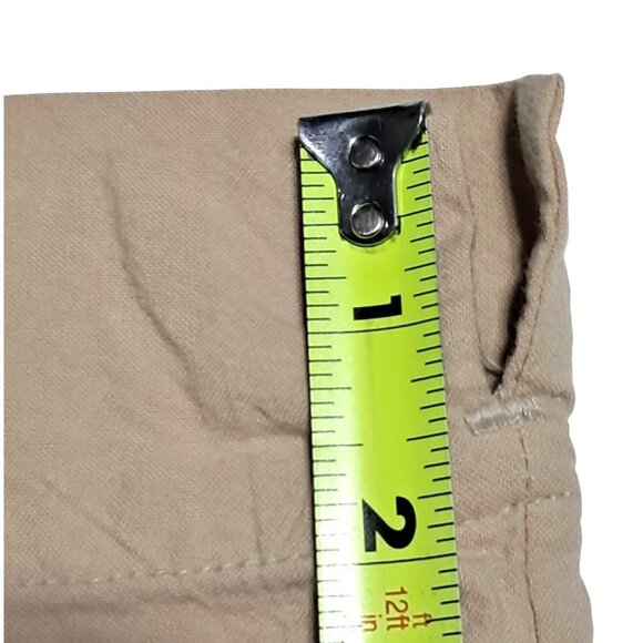 White Stag Womens Beige Casual Shorts Size M Cotton Drawstring Waist Pockets Rel - Picture 6 of 12